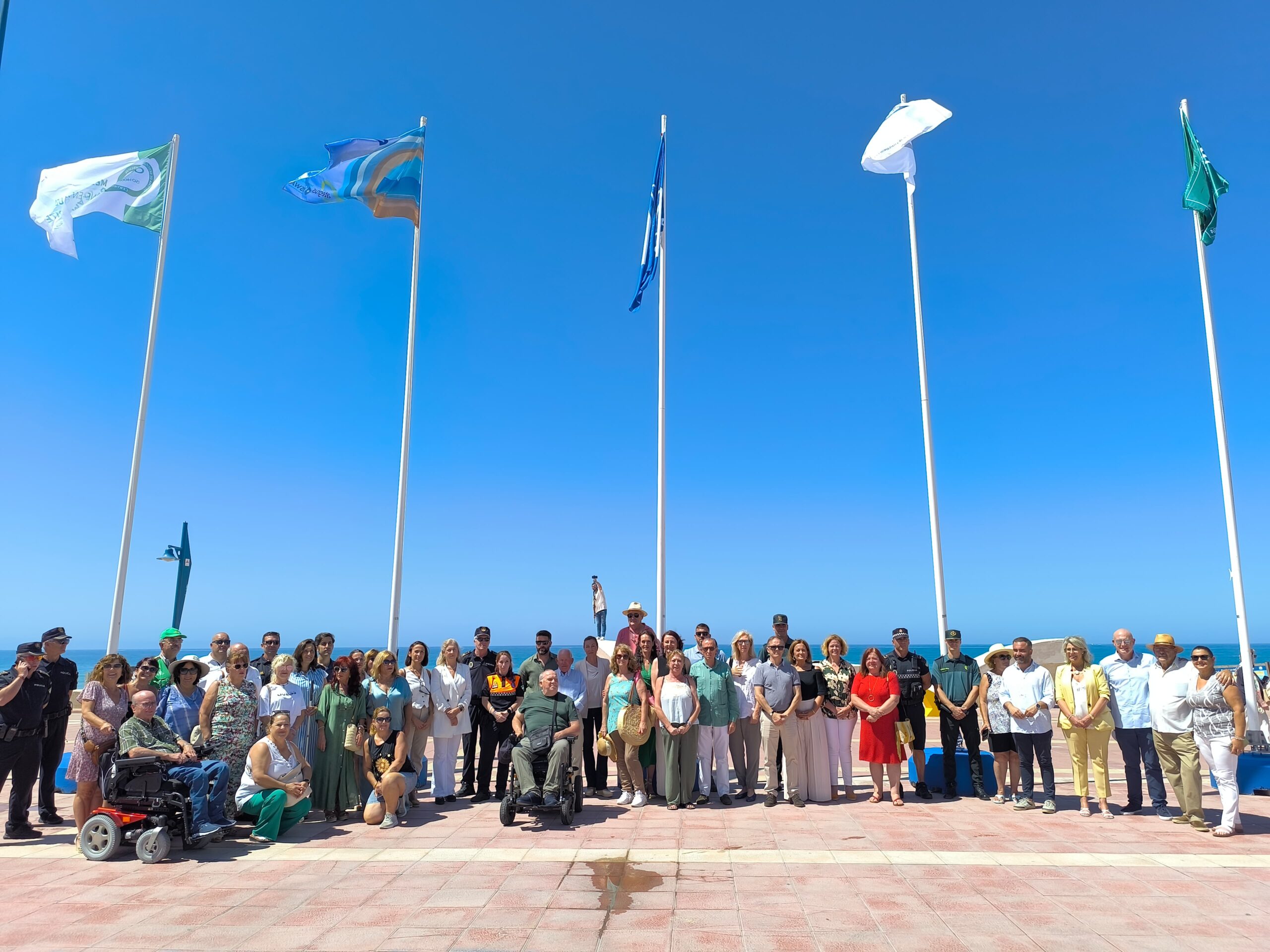 Banderas con certificados de calidad